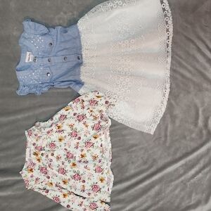 Little Lass Shirt and Dress Bundle - 4 and 4T
